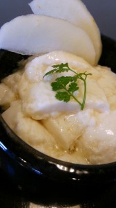 梨の杏仁豆腐