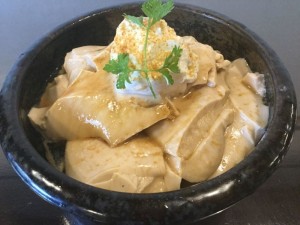 ほうじ茶の杏仁豆腐