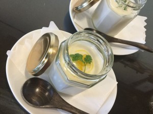 新柚子の杏仁豆腐