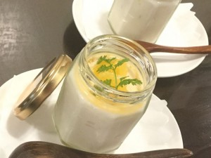 新甘夏の杏仁豆腐