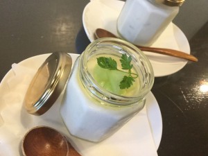 新メロンの杏仁豆腐